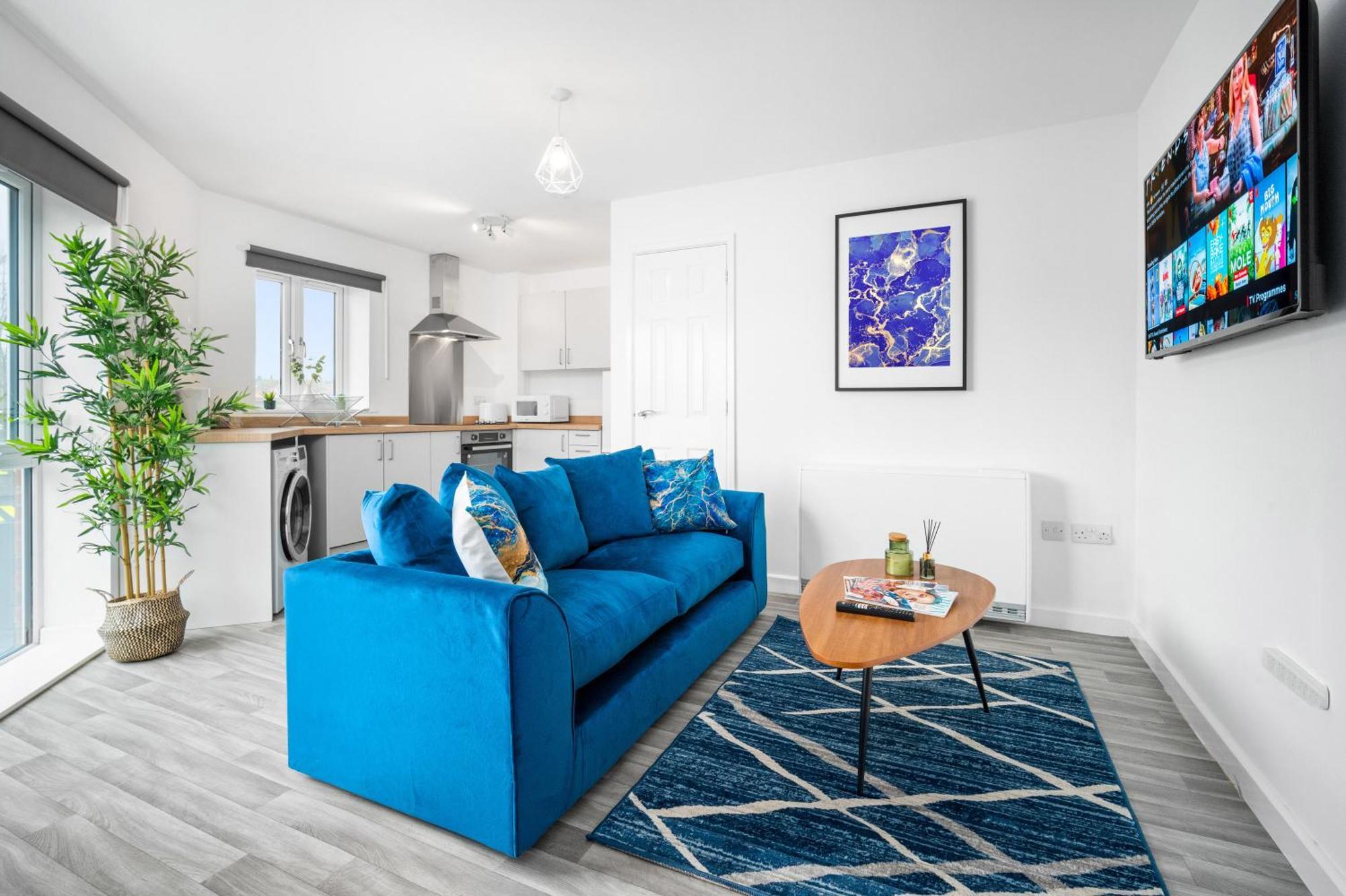 New 2 Bedroom Deluxe Apartment - Parking - Wifi & Netflix - Top Rated - 50C Cradley Heath Extérieur photo